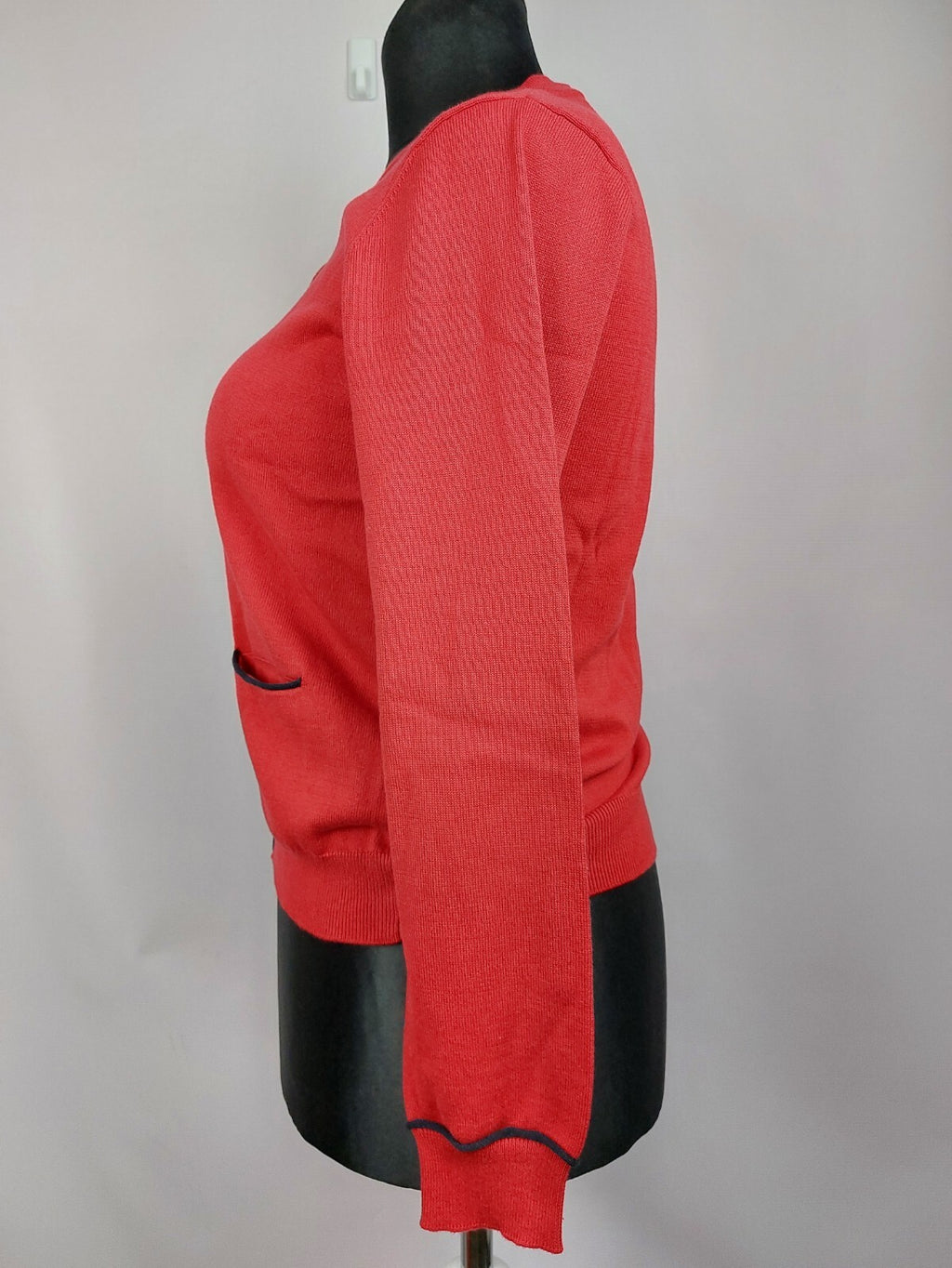EK2784 Damen Strickjacke von Charles Robertson, rot, Gr. 404