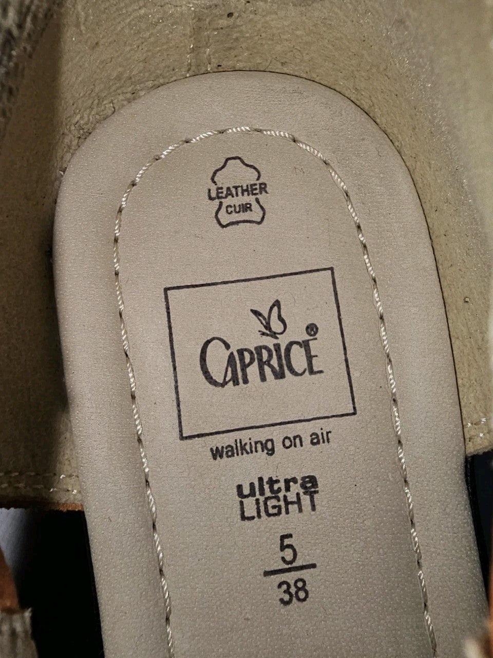 ES725 Damen Sandale von Caprice, orange, Gr.382