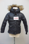 EK2101 Mädchen Winter Jacke von Peak Mountain, schwarz, Gr. 1040