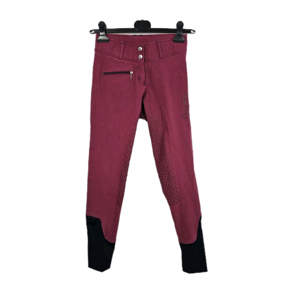 EK10532 Damen Reithose von Equilibre, Weinrot, Gr. 340