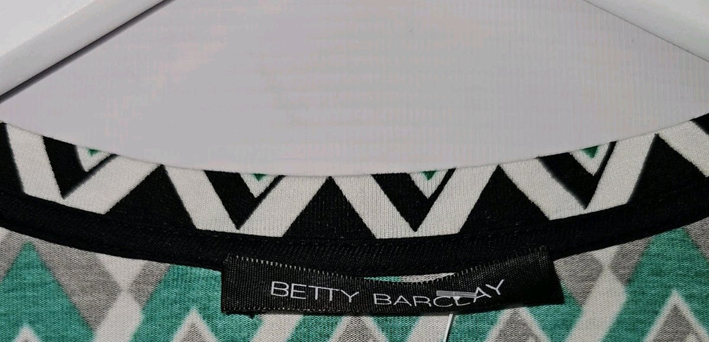 EK9952 Damen Shirt von Betty Barclay, grün-weiß-schwarz, Gr.361