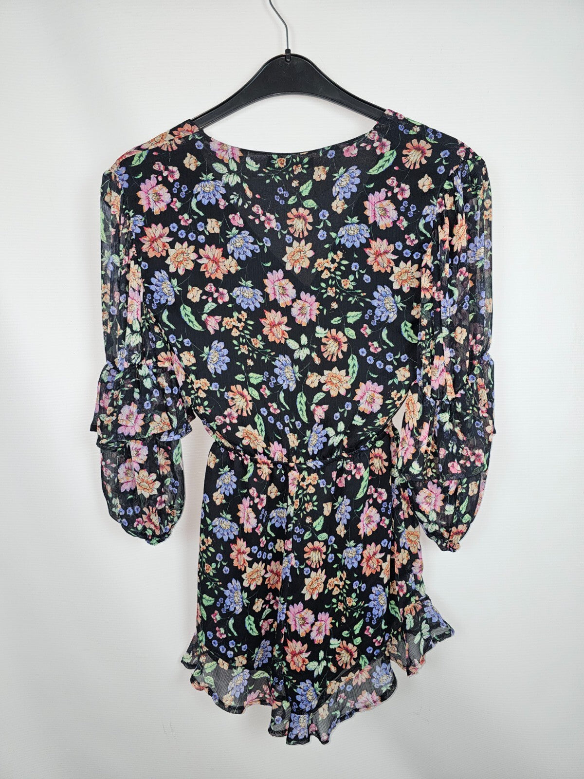 EK6383 Damen Jumpsuit von Bershka, Schwarz Mehrfarbig, Gr.:XS3