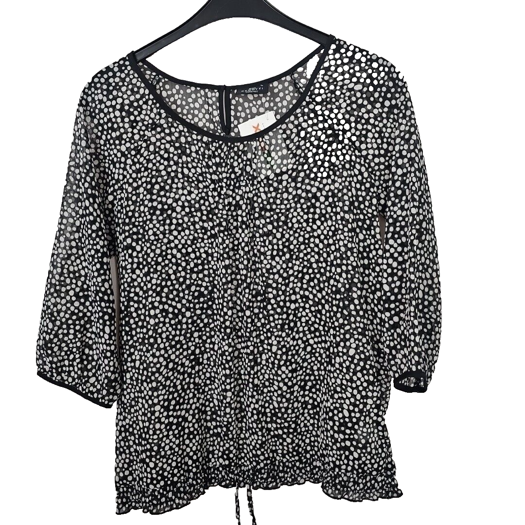 EK1328 Damen Bluse von Gina Benotti, Schwarz, Gr.40/421