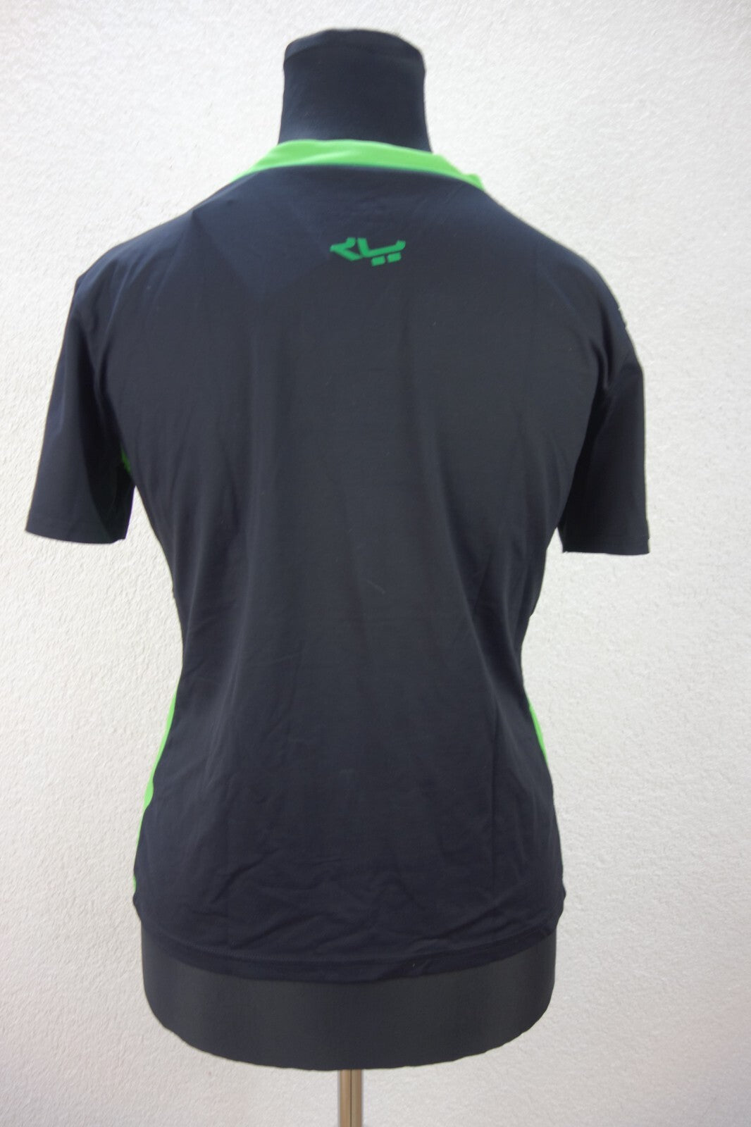 EK2742 Damen Sport T-Shirt von Röhnisch, schwarz/grün, Gr. M+3