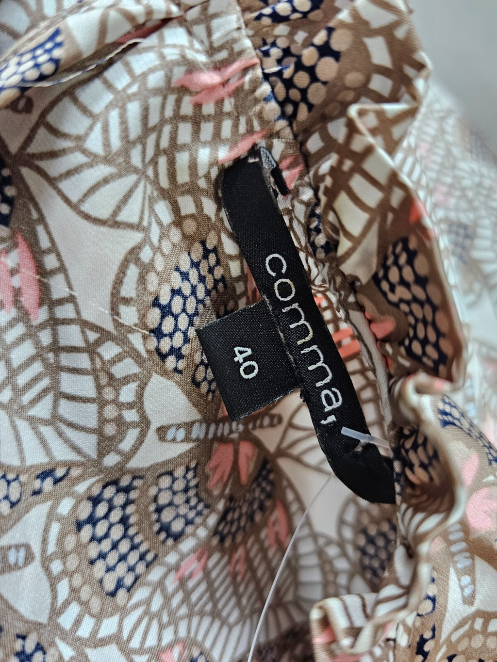 EK6119 Damen Bluse von Comma, braun-rosa, Gr.407