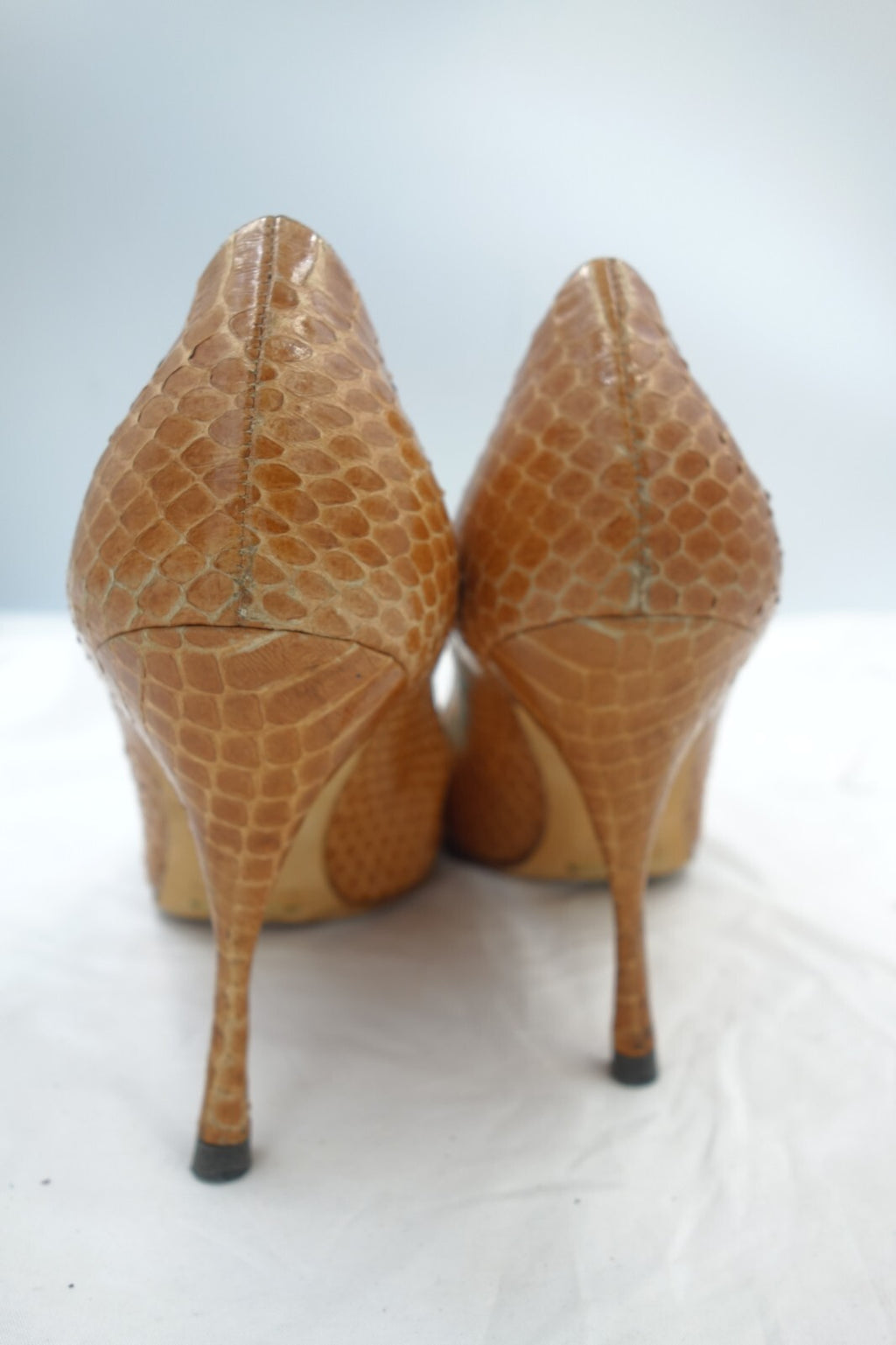 ES0067 Damen Pumps von Dolce&Gabbana, hellbraun, Gr. 39,52