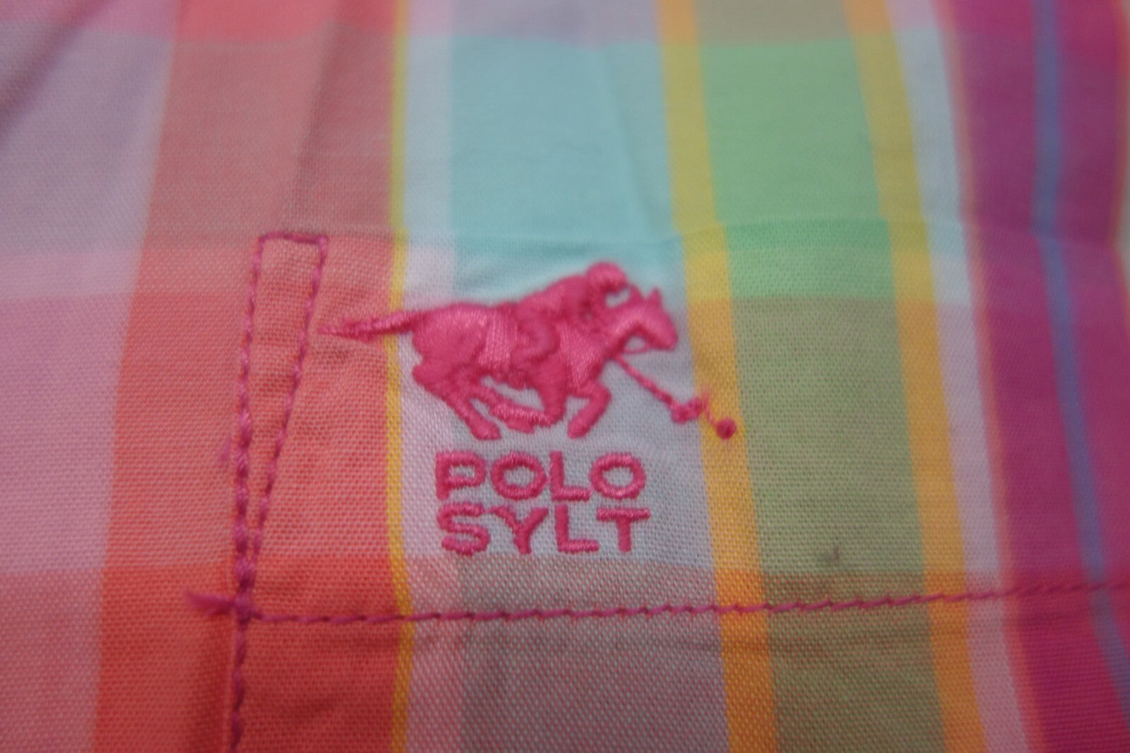 EK1314 Damen Bluse von Polo Sylt, kariert, Gr. S2