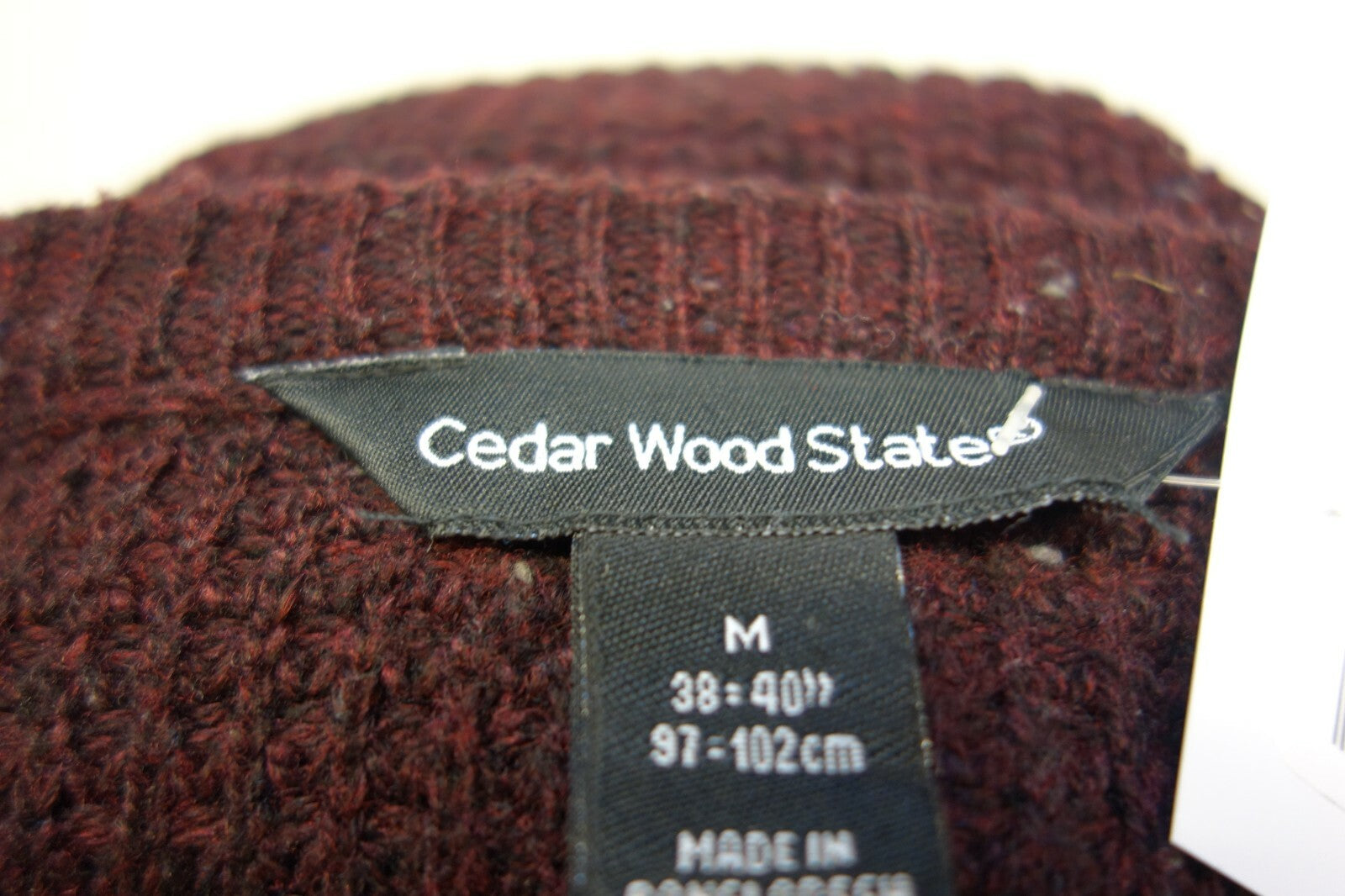 EK0264 Cedar Wood State Damen Pullover Gr. M Bordaux 5