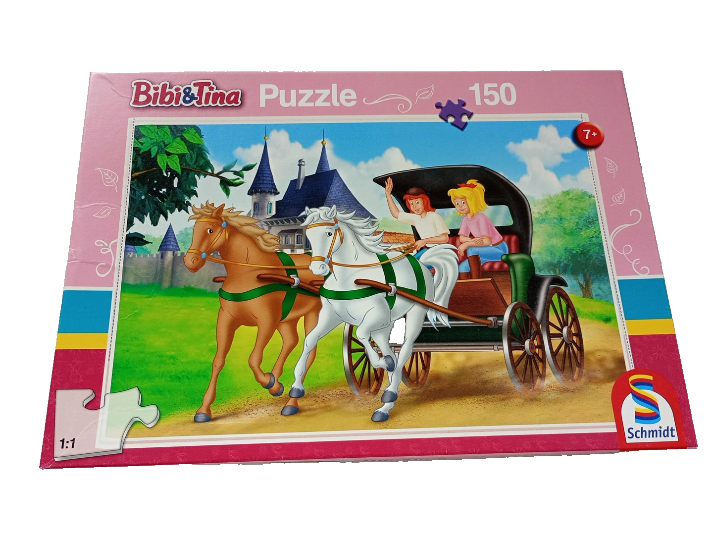 EB3438Bibi & Tina, Kutschfahrt, 150 Teile (2013, Game)0