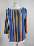 EK4111 Damen Shirt von Street One, blau-orange, Gr.360
