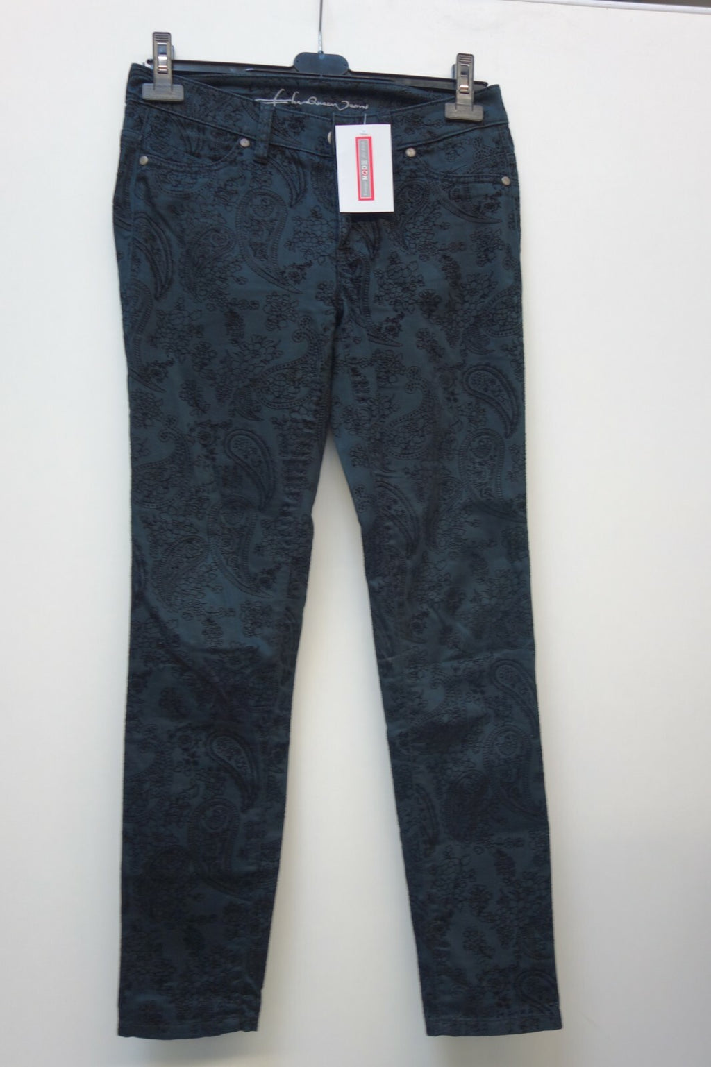 EK0376 Damen Jeans von Queen-Jeans, schwarz, 360