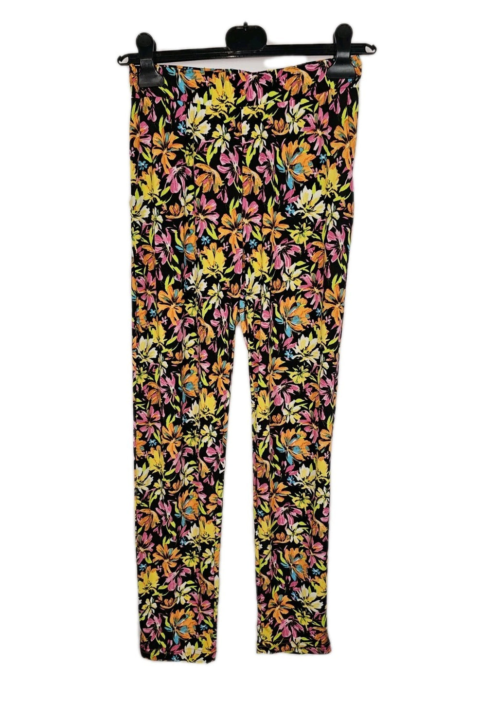 EK9944 Damen Leggins von Monaco Blue, Mehrfarbiges Blumenmuster, Gr.340