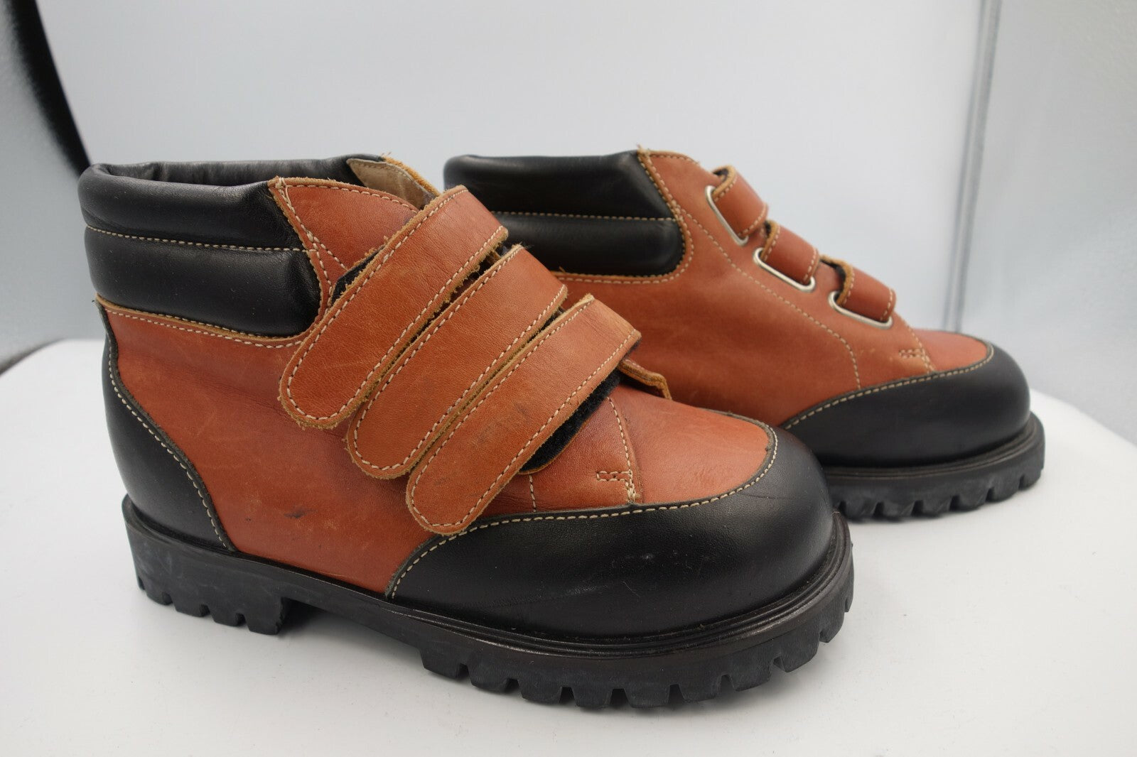 ES0066 gefütterte Jungen Stiefel, Gr.29, Braun-Schwarz1