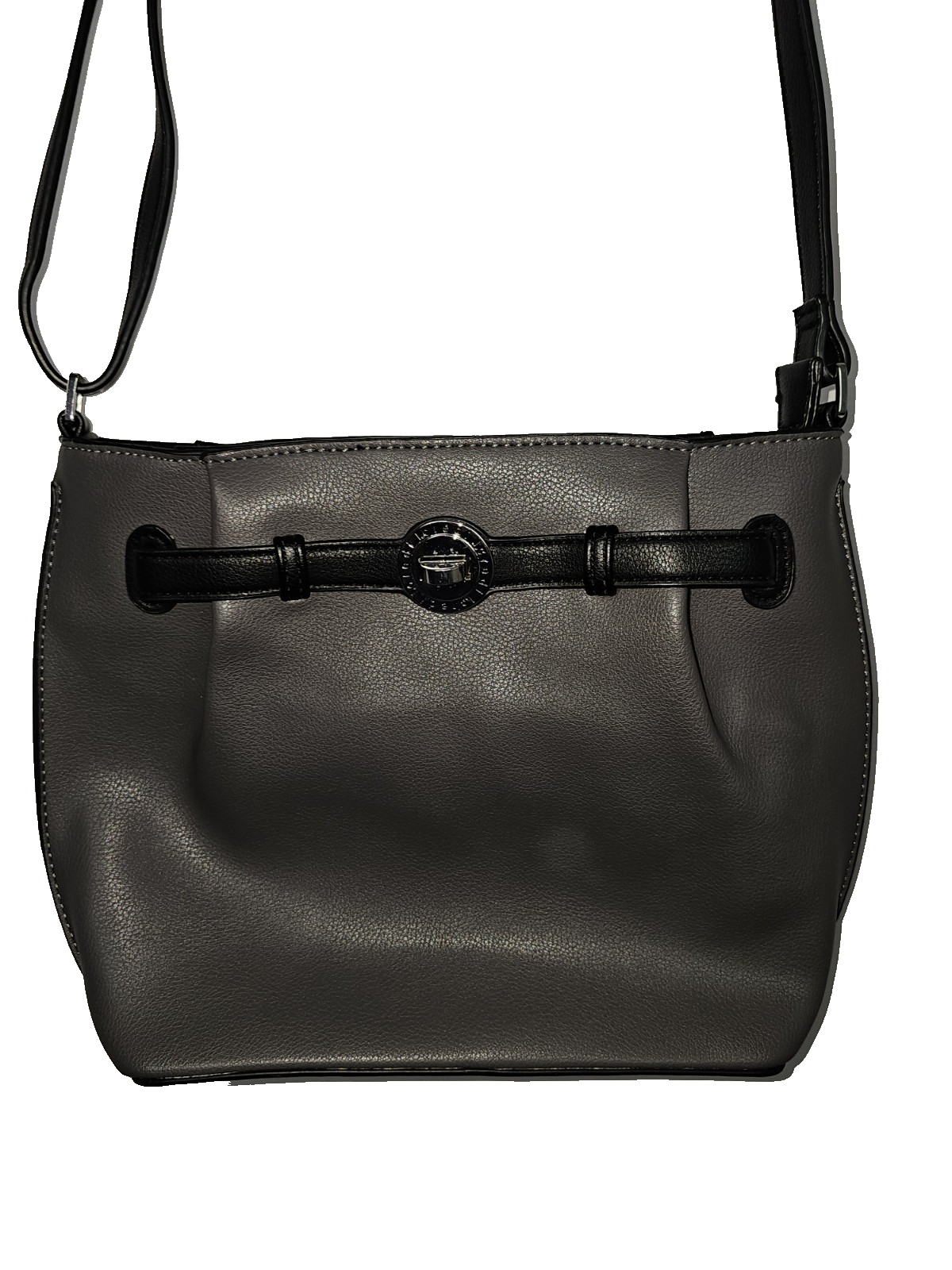 EK7938 Damen Tasche von L.Credi, grau, Umhängetasche1