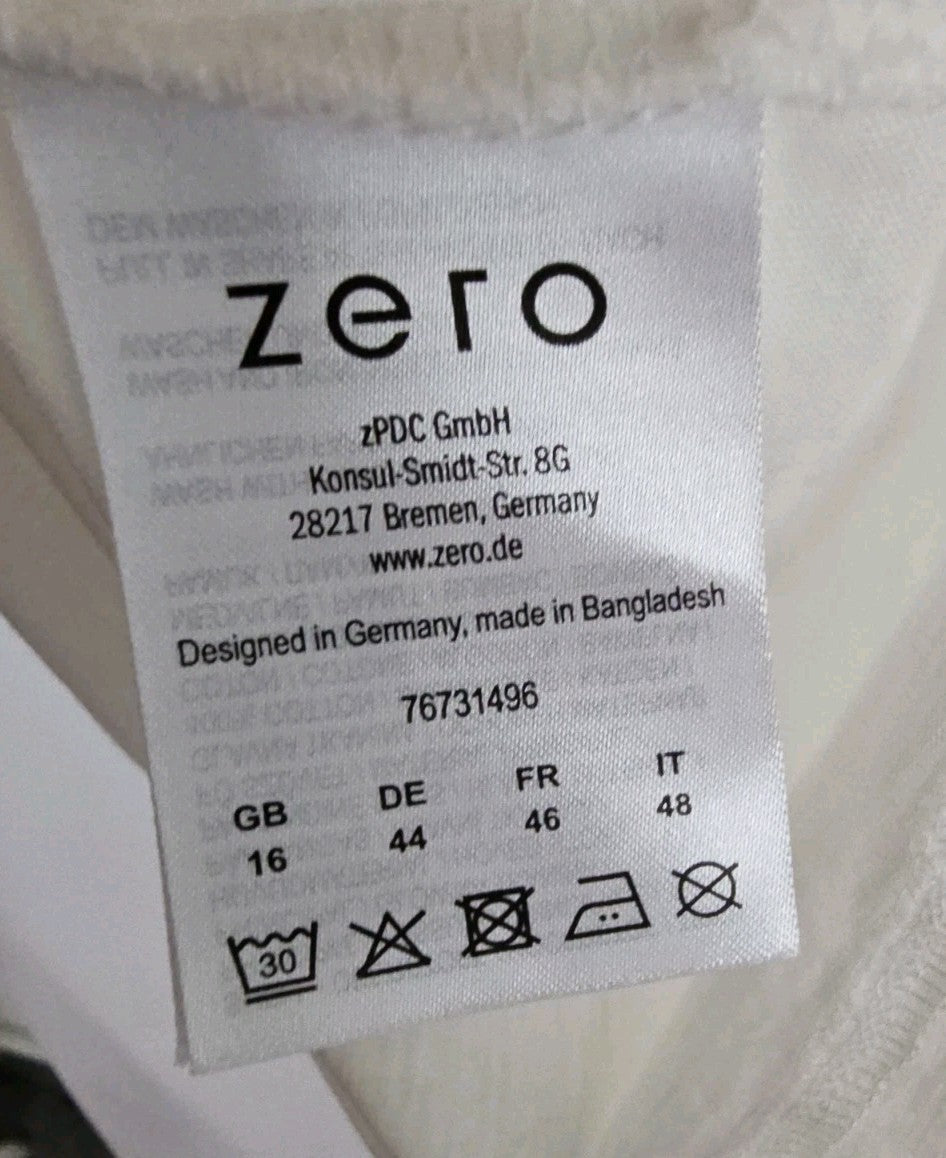 EK9560 Damen T-Shirt Zero Gr.44 Weiß3