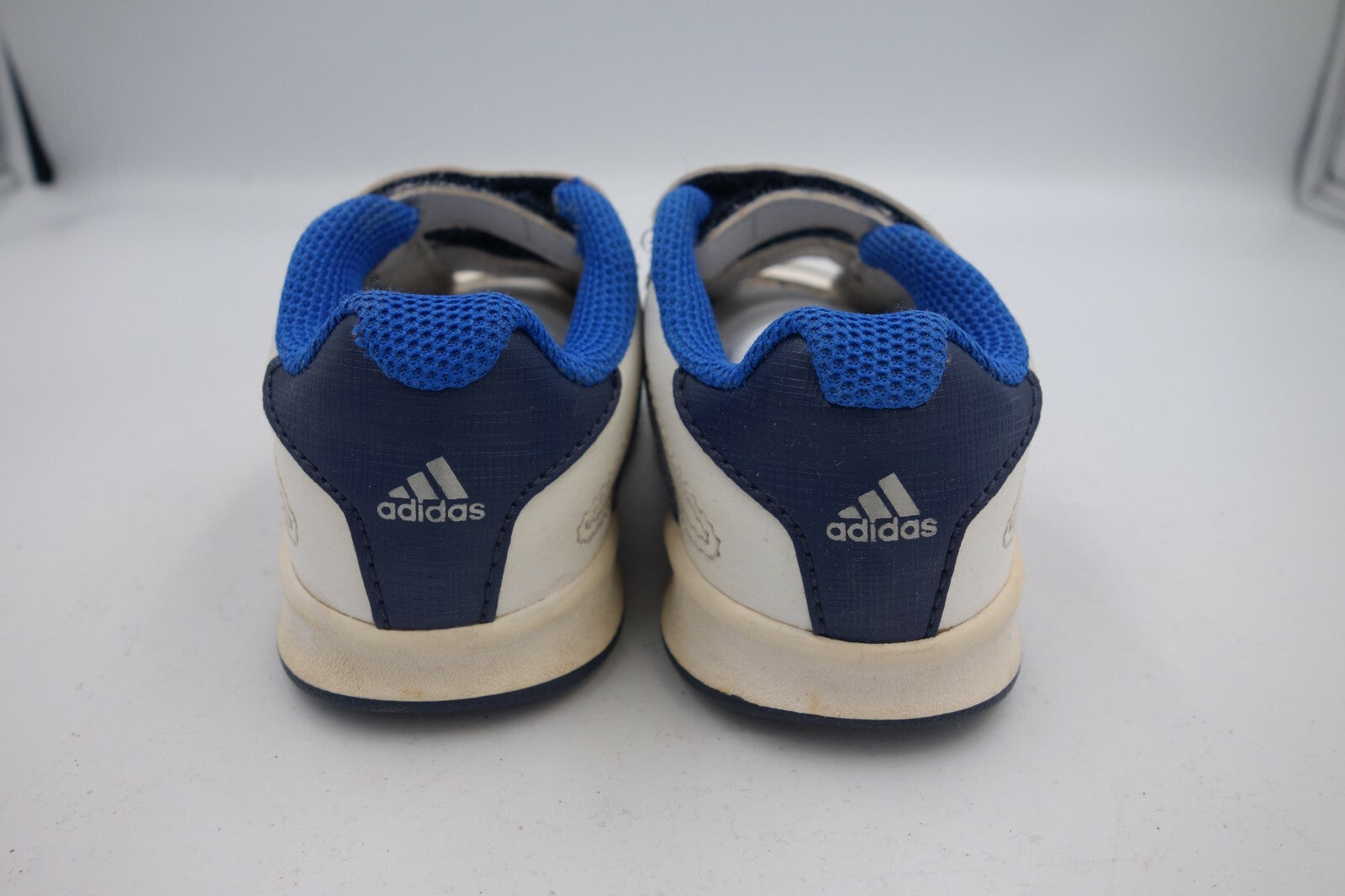 Jungen Sneaker von Adidas GR22 weiss blau ES 524 guter Zustand3