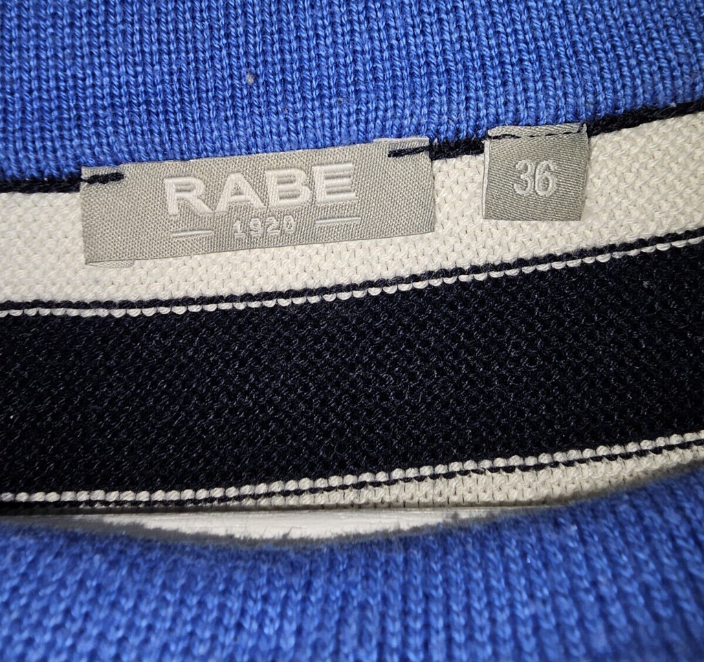 EK0985 Damen Pullover von Rabe, blau-weiß, Gr.363