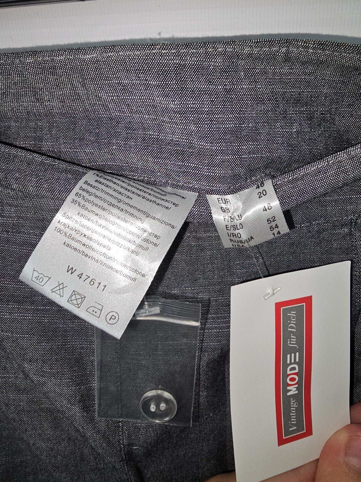 EK3407 Damen Rock, Grau, Gr. 462