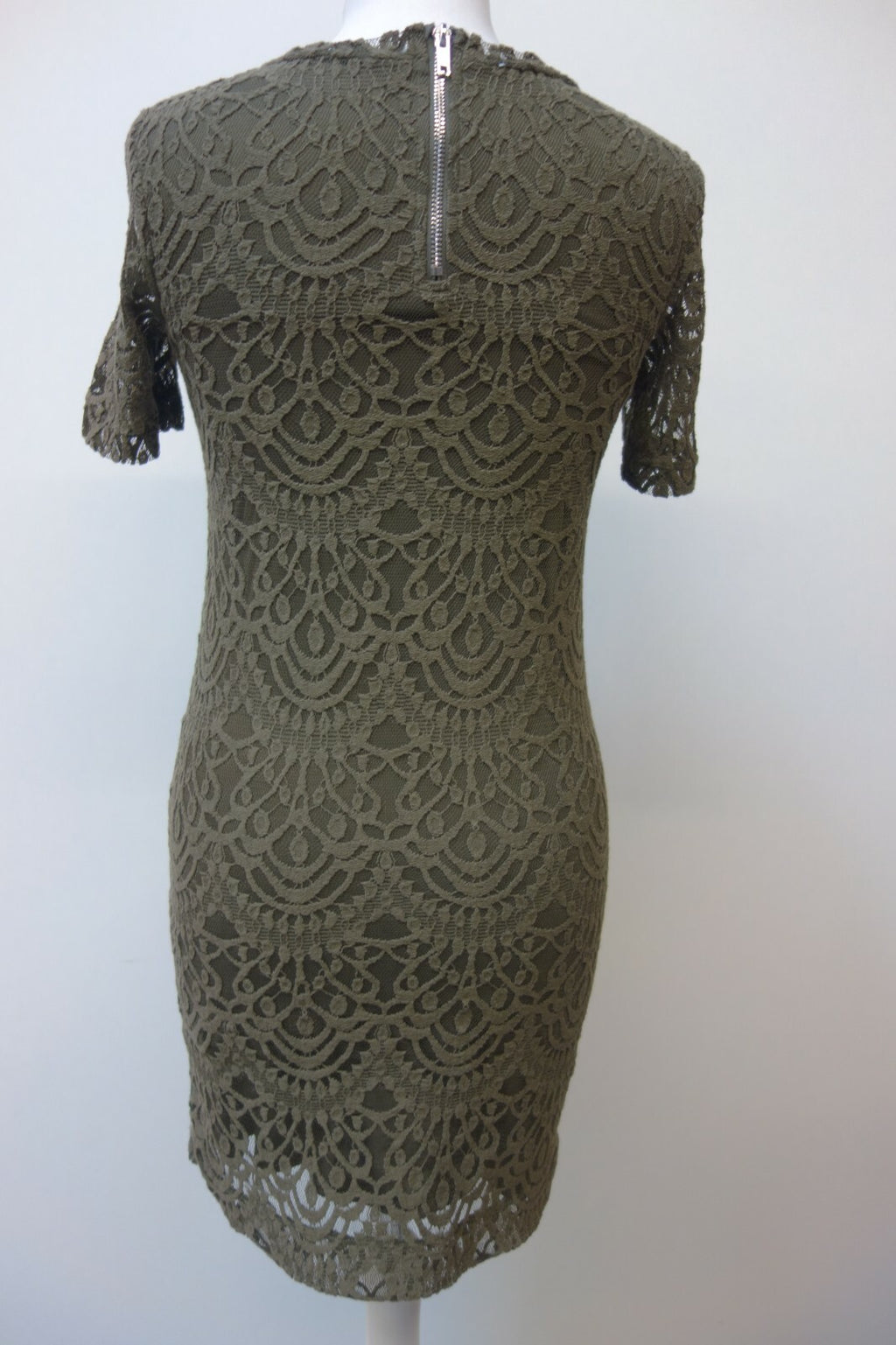 EK0511 Damen Kleid von H&M, Olivgrün, 343