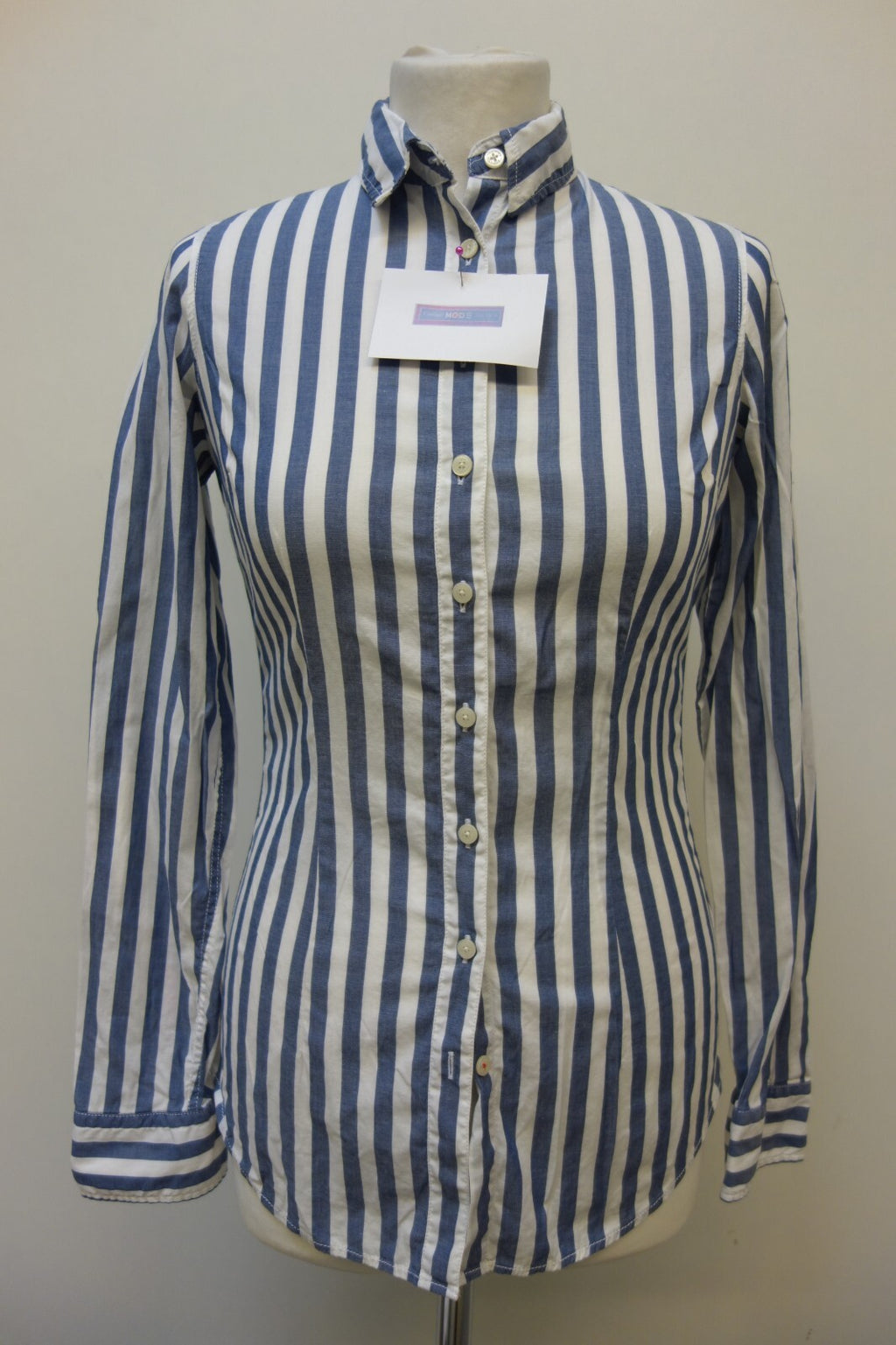 EK2535 Damen Bluse von Tommy Hilfiger, gestreift, Gr. 340