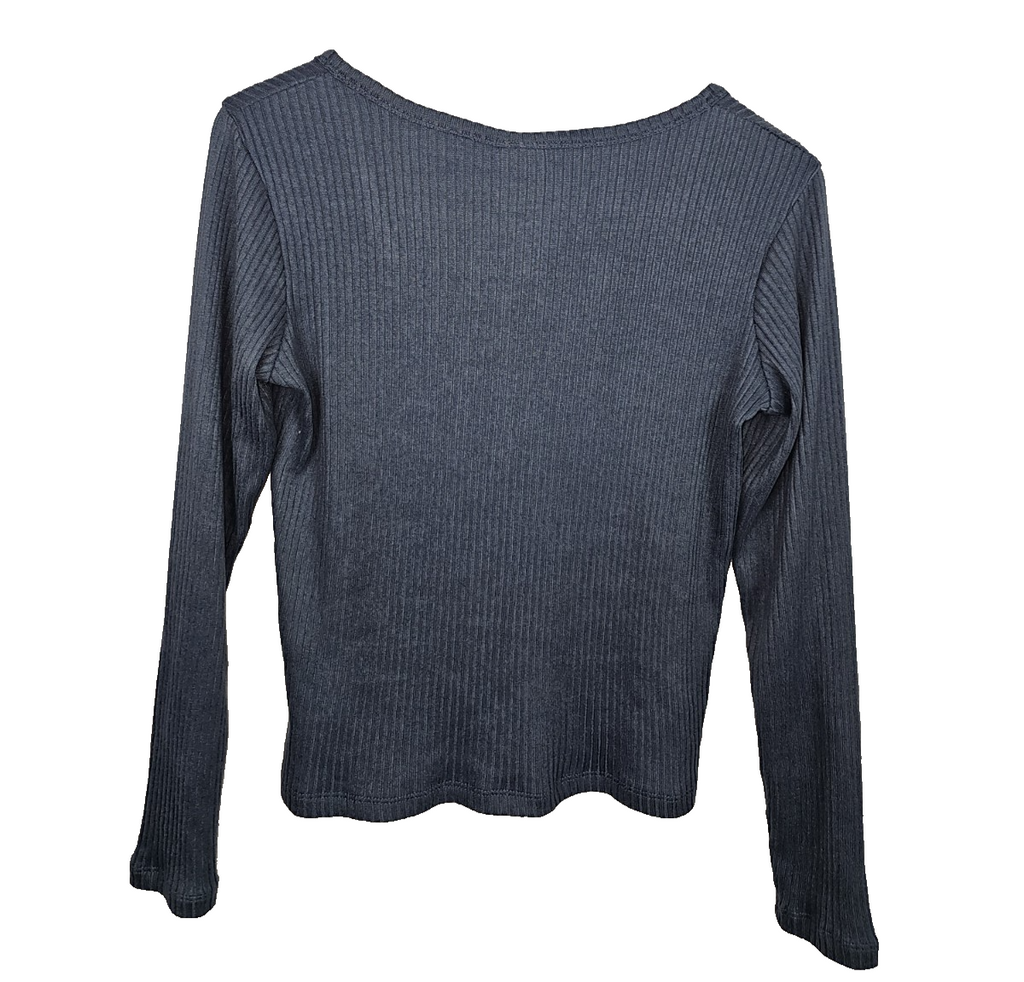 EK7925 Damen Strickjacke von Sylvie Meis, Blau-Grau, Gr. S3