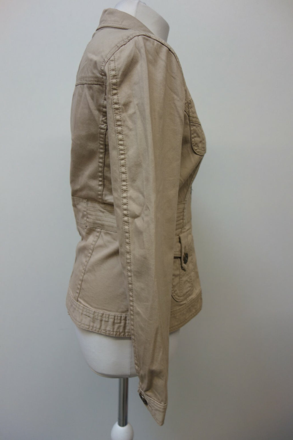 EK0441 Damen Jacke von Tom Tailor, beige, 363