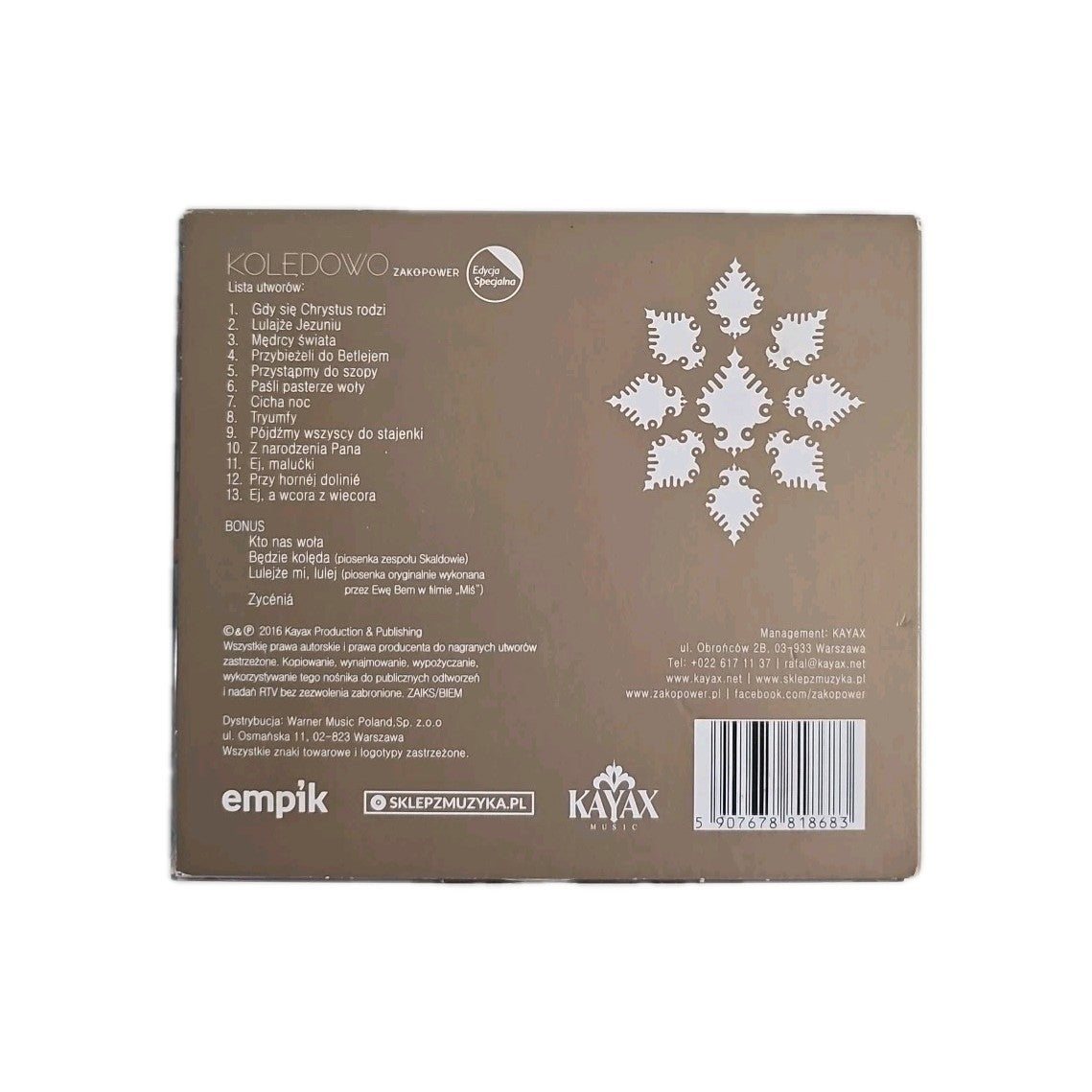 EB3721 Zakopower: KolÄdowo [CD] von Zakopower | CD 2