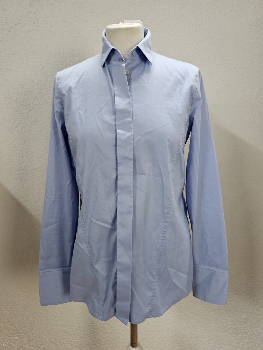 EK1791 Damen Bluse von Boss, blau, Gr. 380