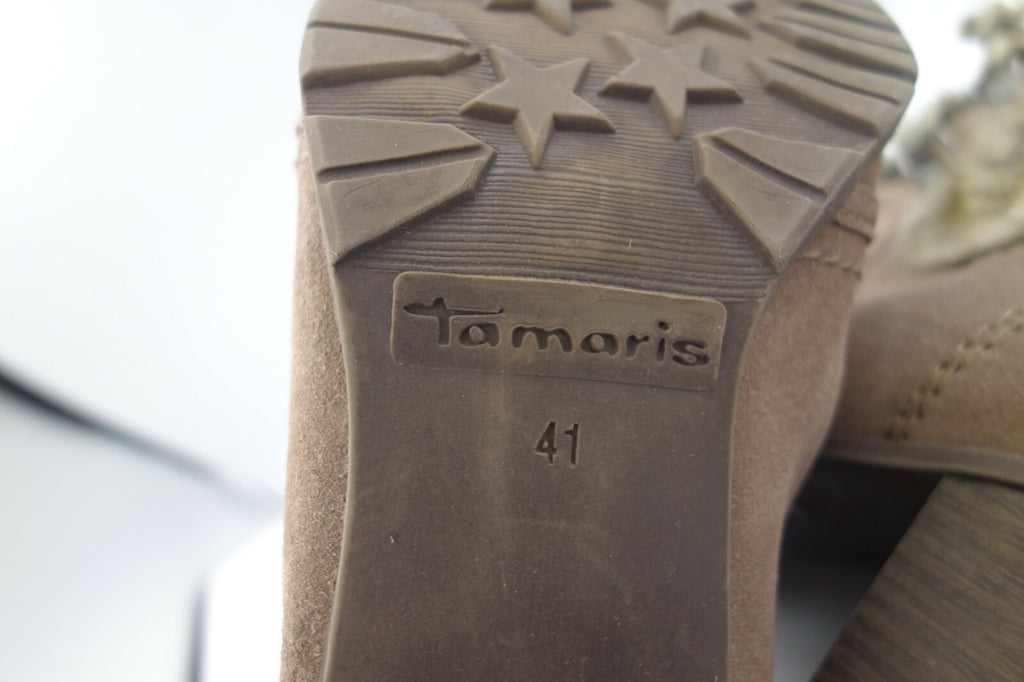 ES0602  Damen Stiefeletten von Tamaris, braun, Gr. 414