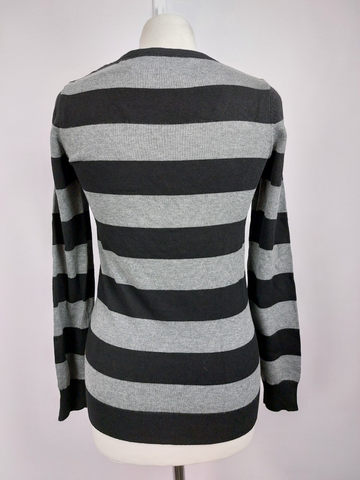 EK4661 Damen Pullover von EDC, grau-schwarz, Gr.XS3