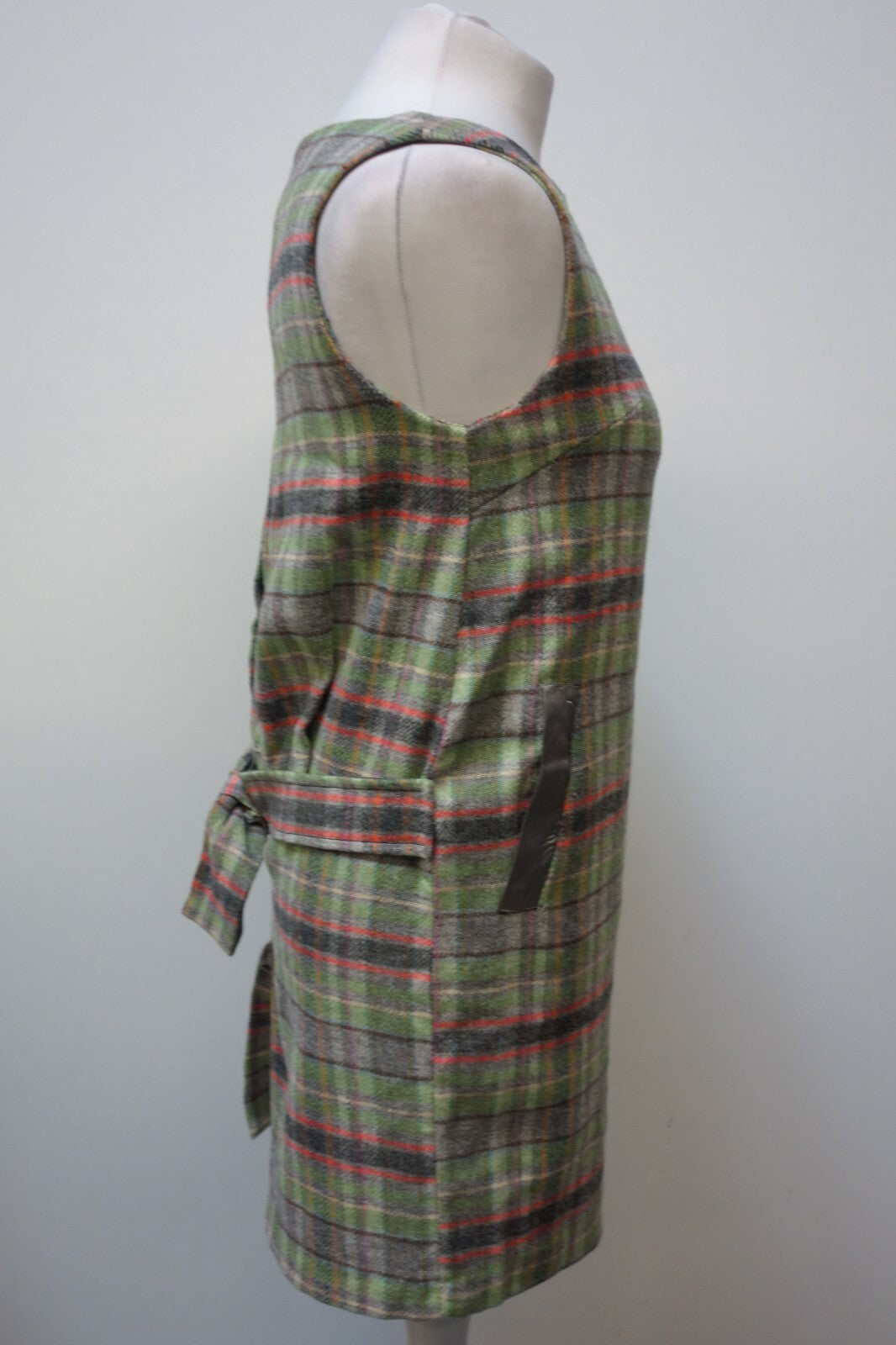 EK1348 Damen Kleid von Laawaap, kariert, Gr. 34/363
