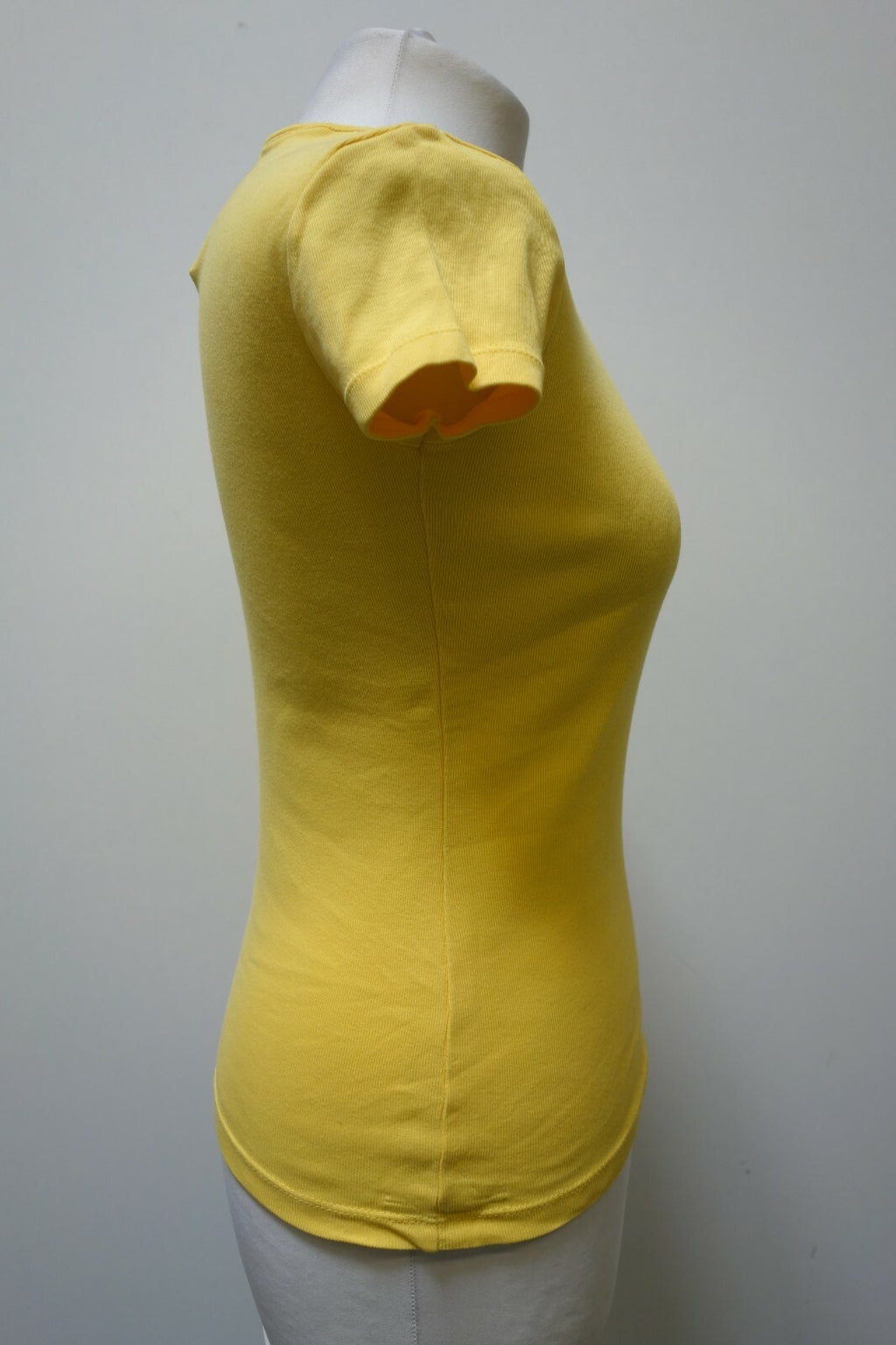 EK1738 Damen T-Shirt von Tommy Hilfiger, gelb, Gr. XS3