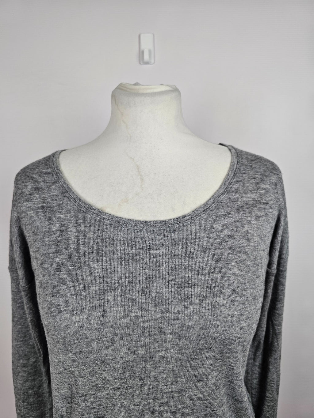 EK5650 Damen Langarmshirt von edc, grau, Gr. L1
