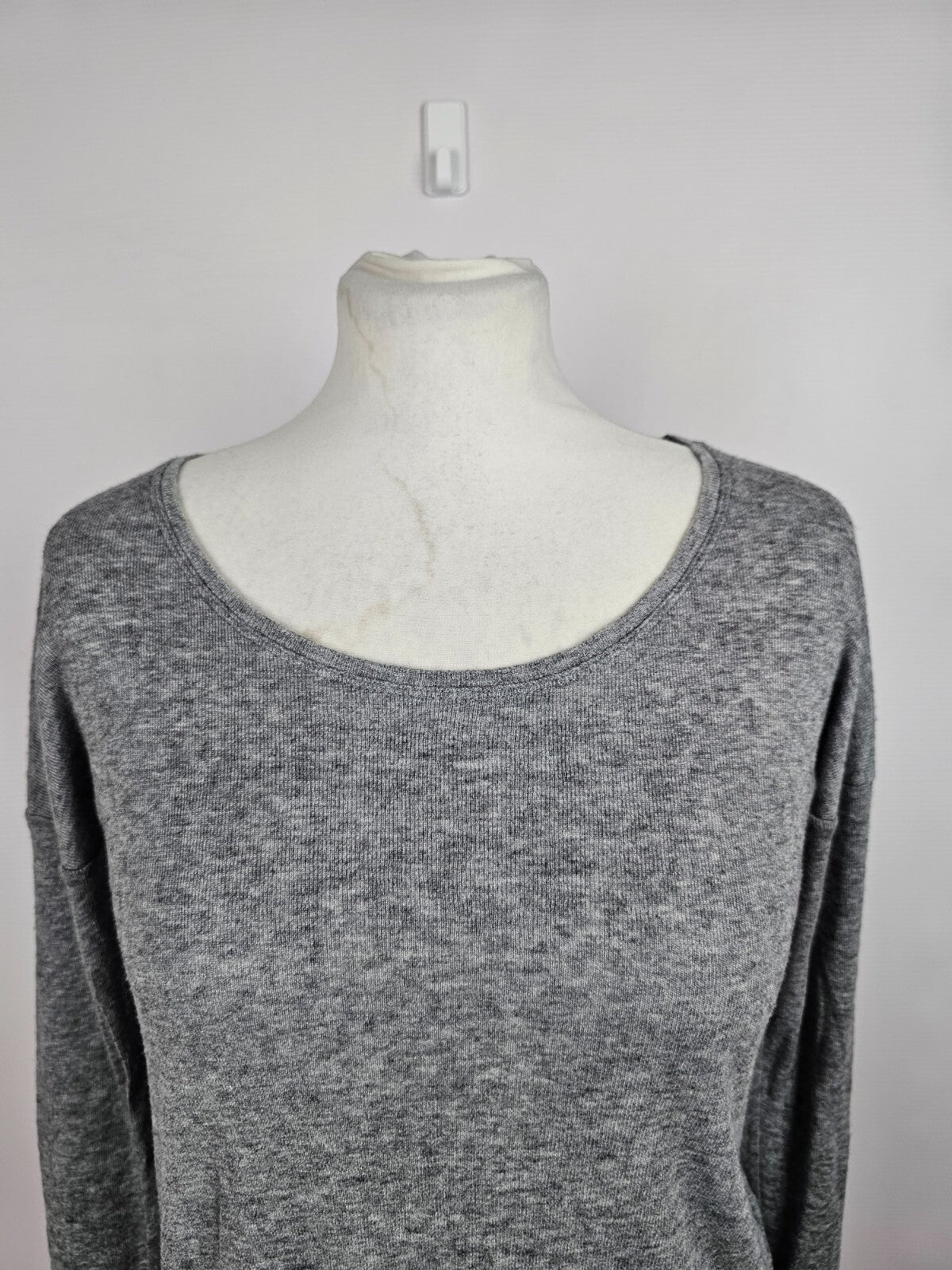 EK5650 Damen Langarmshirt von edc, grau, Gr. L1