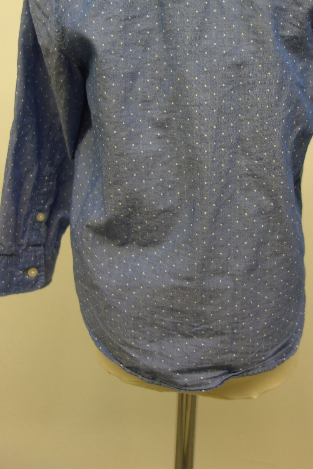 EK1895 Jungen Hemd von H&M, gepunktet, Gr. 1224