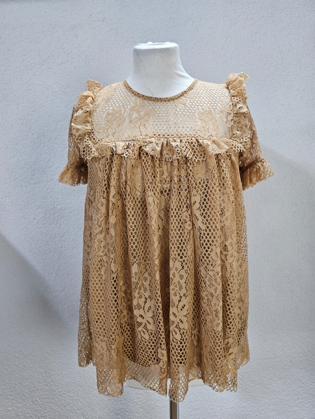 EK6199 Damen Bluse von Voyelles, rosegold, Gr. M0