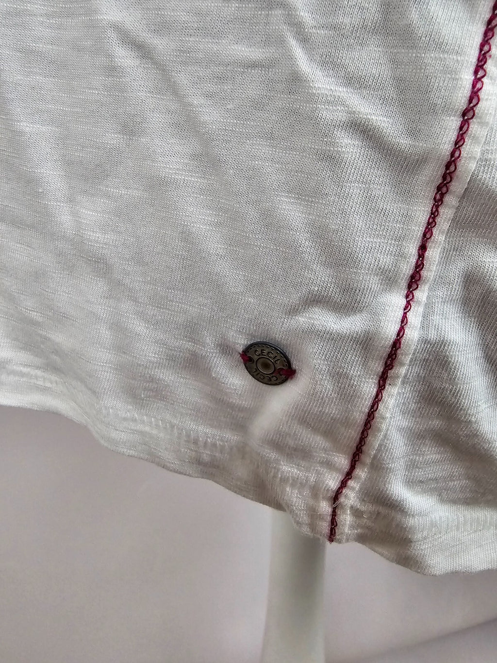 EK5468 Damen T-Shirt von Cecil, weiß, Gr. XL4