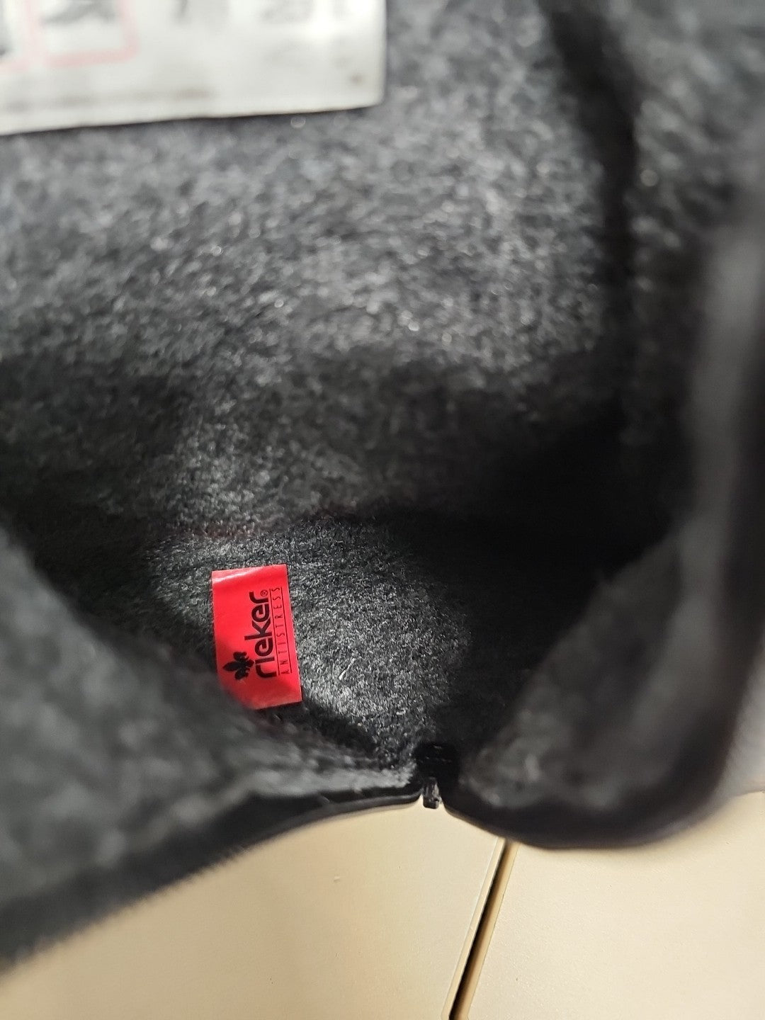 Es705 Winter Stiefelette Rieker Gefüttert Grau Gr 40 wie neu4