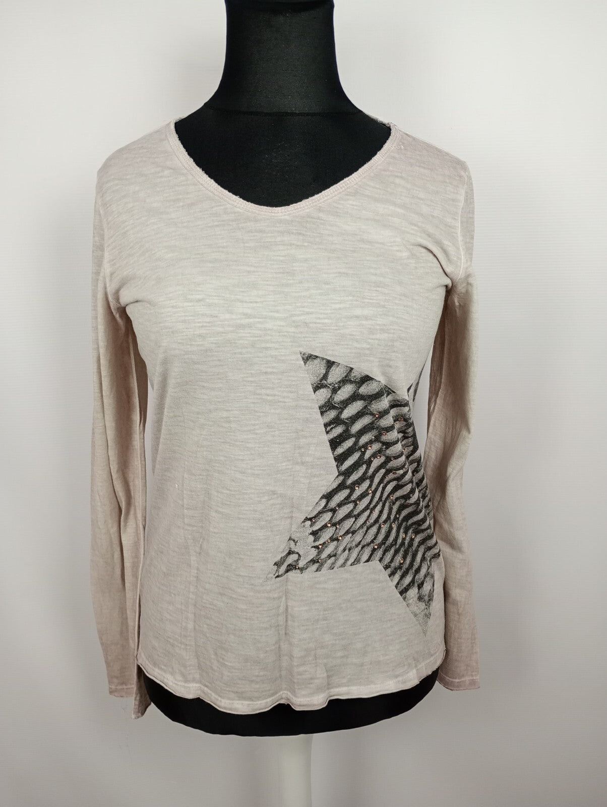 EK5257 Damen Langarmshirt von s.Oliver, blassrosa, Gr. L0