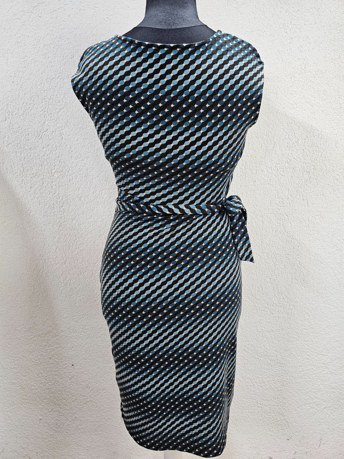EK5945 Damen Kleid von Super Stition, blau/braun, Gr. 404