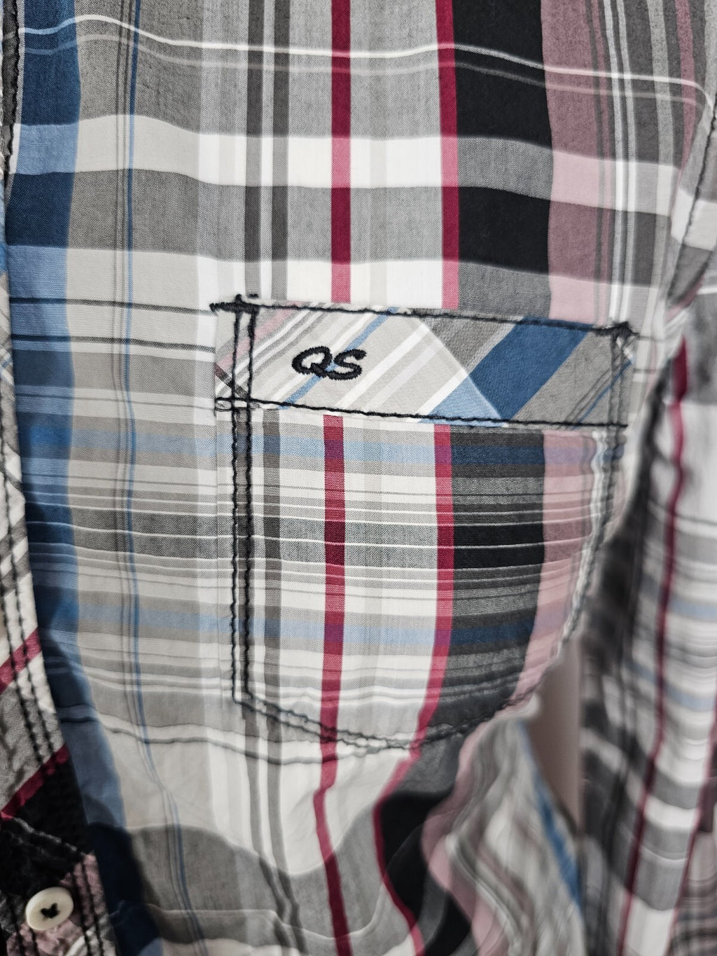 EK5095 Damen Bluse von s.Oliver, kariert, Gr. 385