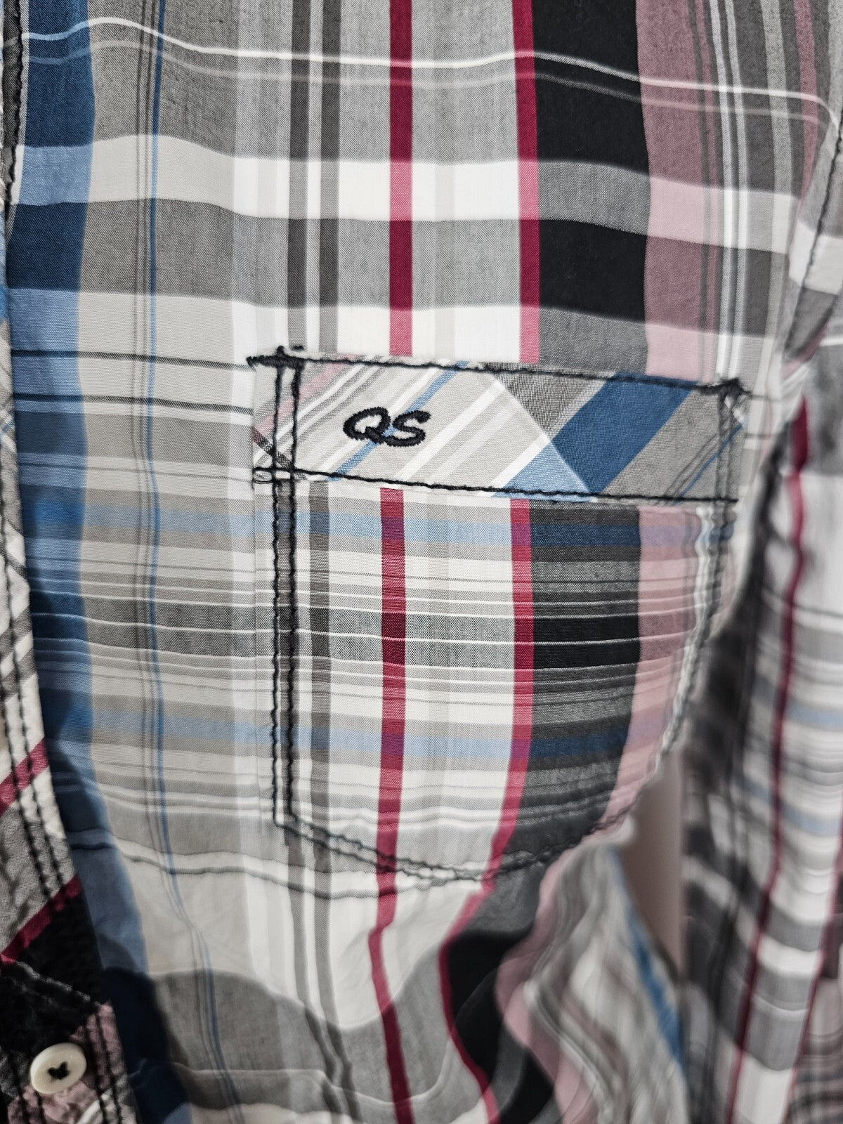 EK5095 Damen Bluse von s.Oliver, kariert, Gr. 385
