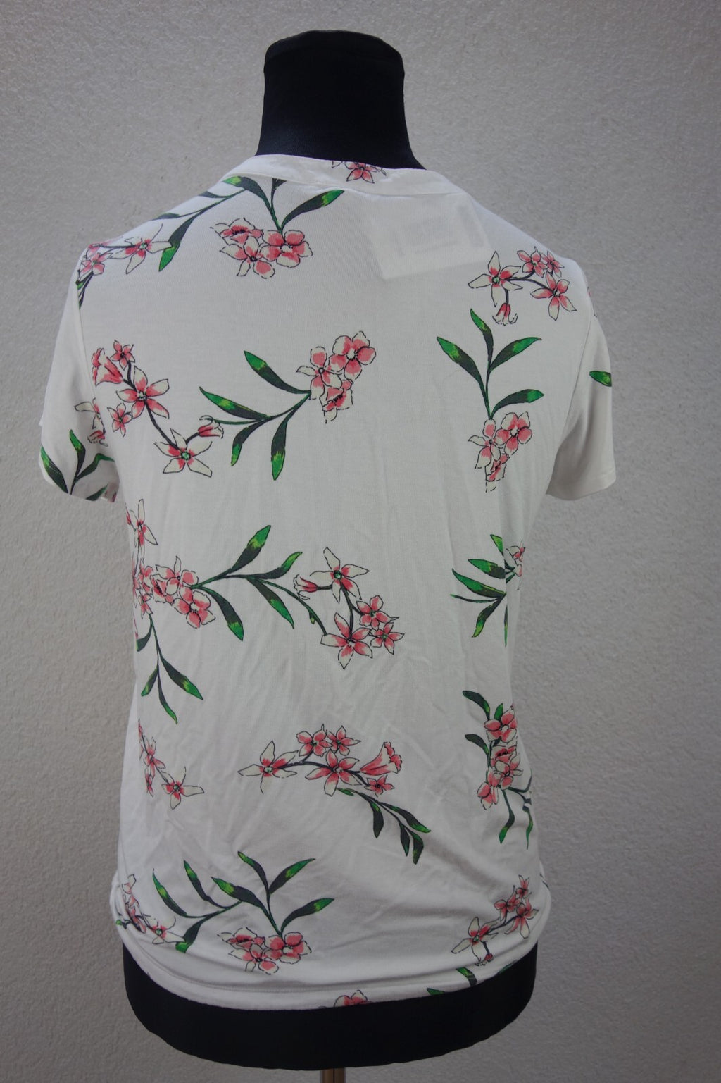 EK3912 Damen T-Shirt von Street One, weiß mit Blumen, Gr. 403