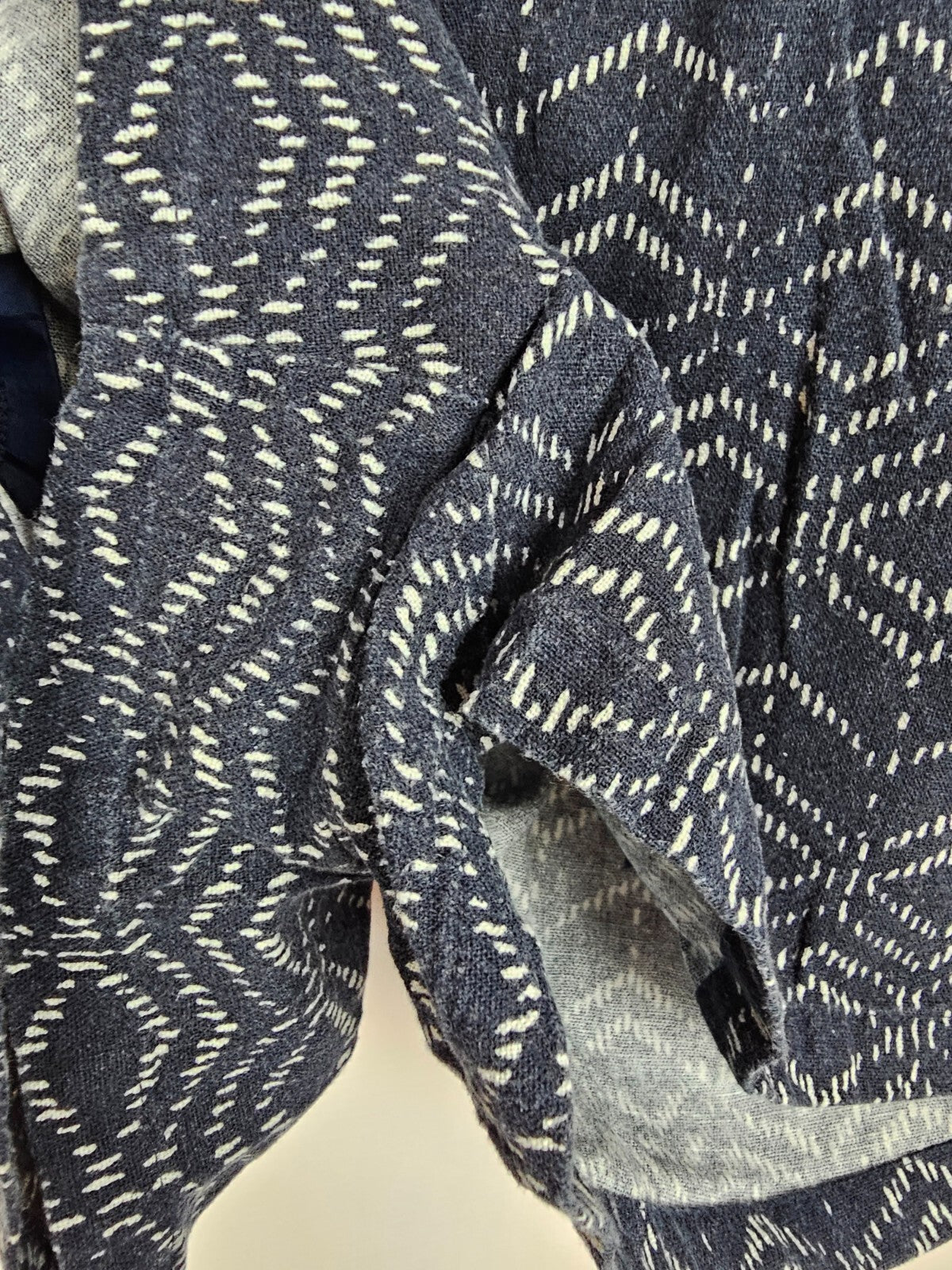 EK5601 Damen Stoff Shorts von Vero Moda, blau/weiß, Gr. M1