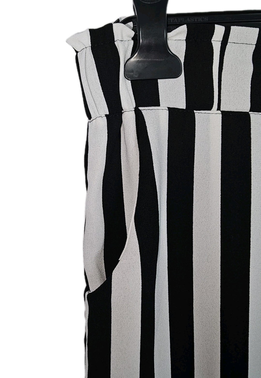 EK8121 Damen Hose von Takko, schwarz-weiß,  Gr.XL2