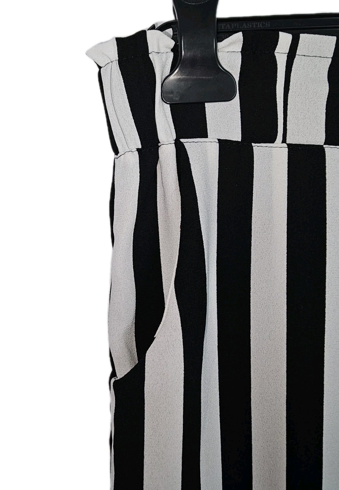 EK8121 Damen Hose von Takko, schwarz-weiß,  Gr.XL2