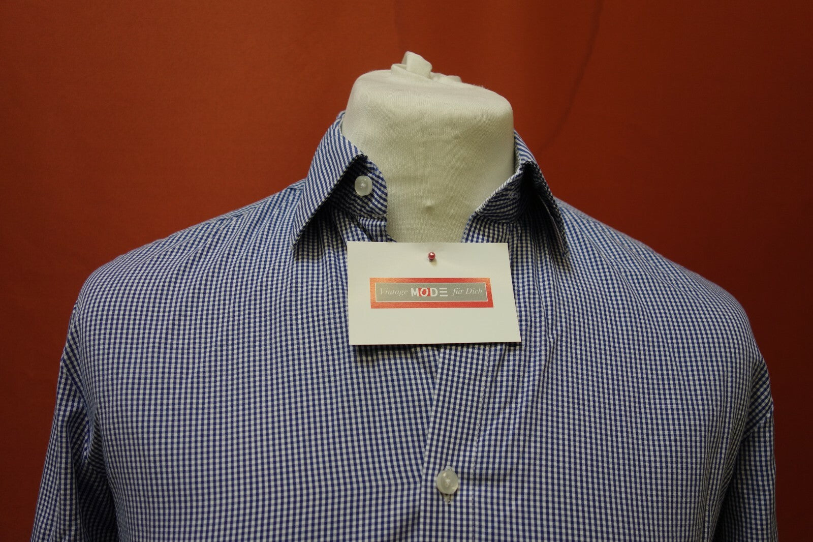 EK0247 Herren Hemd von Einhorn, kariert, blau, 391