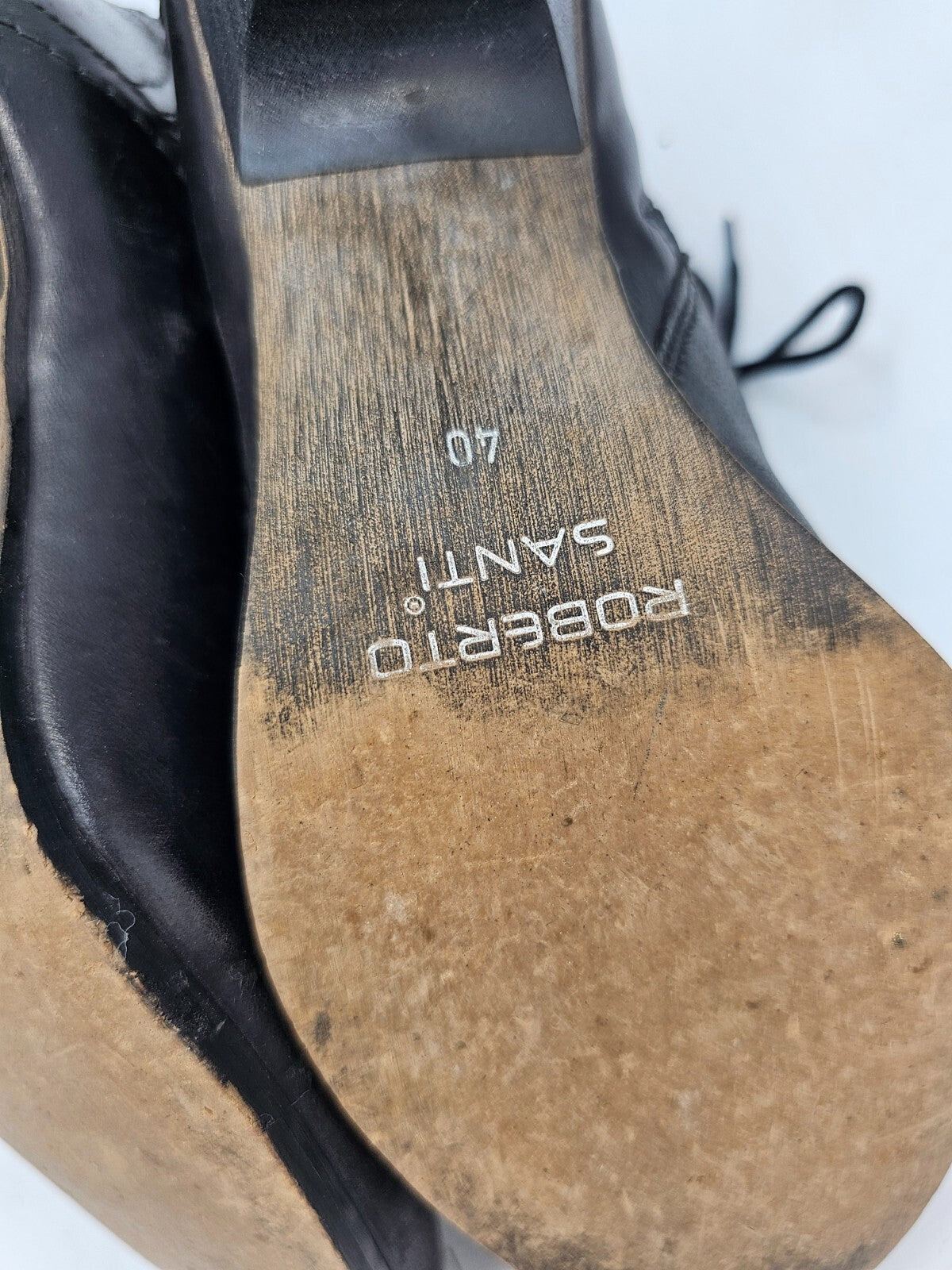 ES0341 Damen Stiefeletten von Roberto Santi, schwarz, Gr. 408