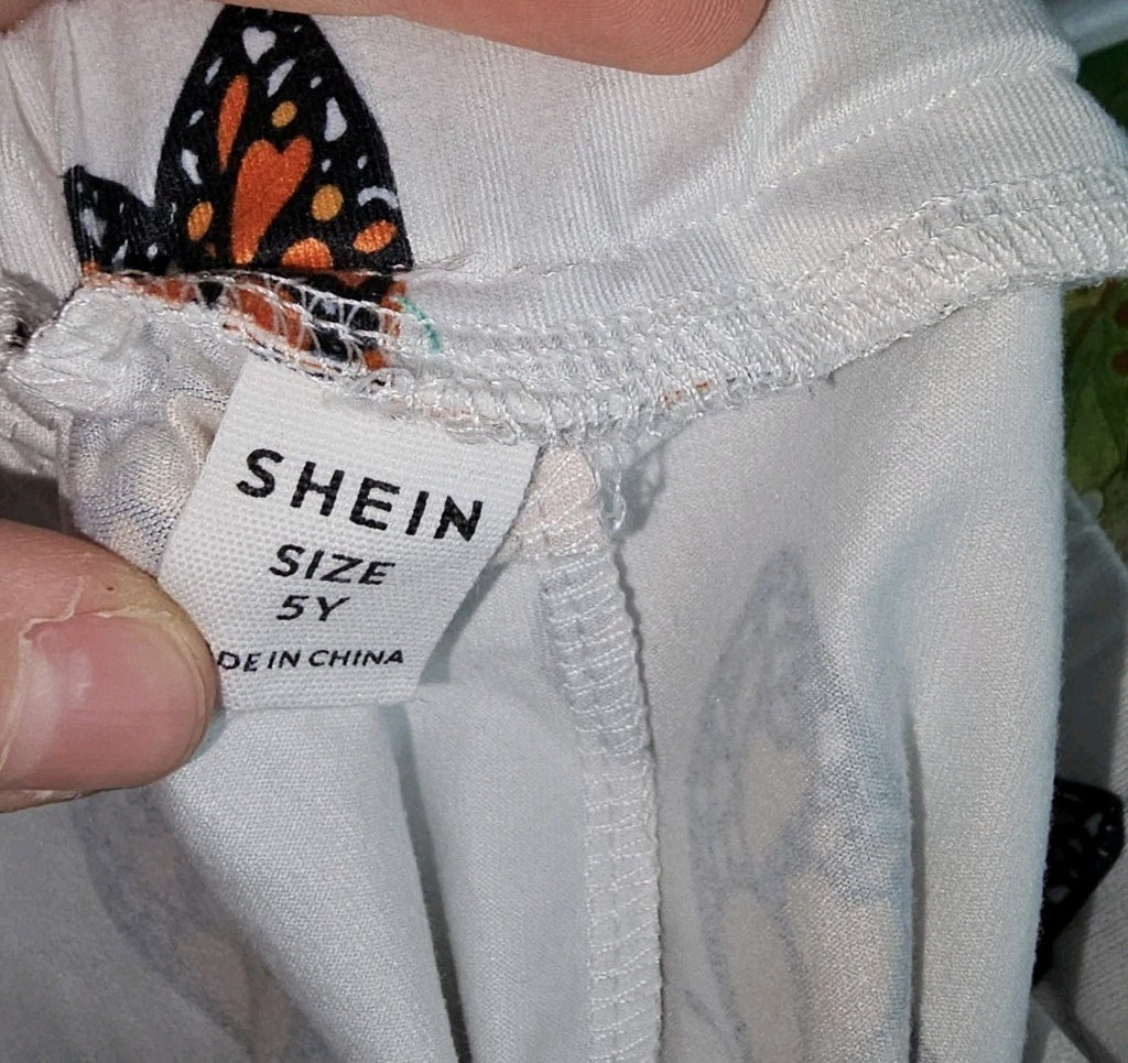 EK11343 Kinder Hose von SheIn, Weiß, Gr. 110/1163