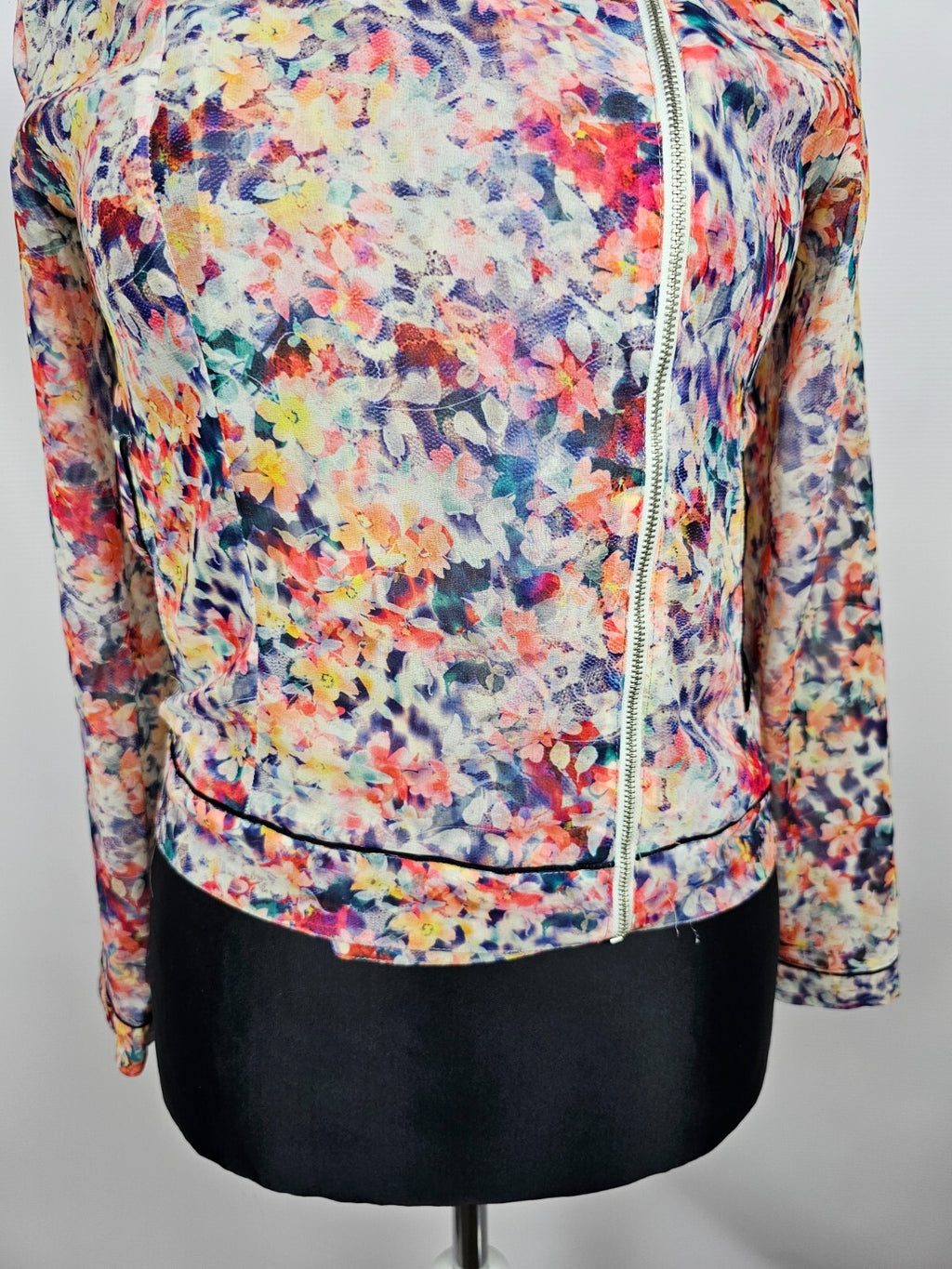 EK5724 Damen Bluse von Promod, mehrfarbige Blumen, Gr.M (Größentabelle)2